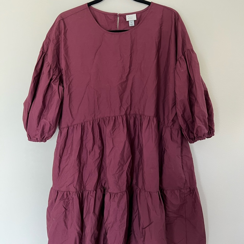 Ruffle mini dress